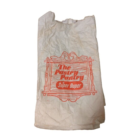 Super Duper Markets The Pastry Pantry Paper Bag White Vintage Buffalo Western NY - Picture 1 of 5